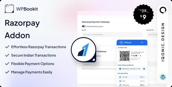 WPBookit – Razorpay Payment Gateway (Addon)